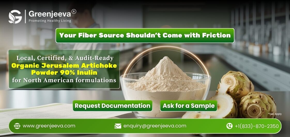 Bulk Organic Jerusalem Artichoke Powder Supplier USA: Powering the Functional Fiber Boom with Reliable, Local Supply